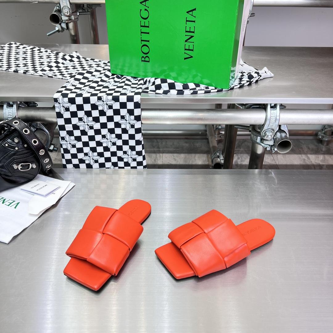 Bottega Veneta Patch Flat Mule - DopestKickz