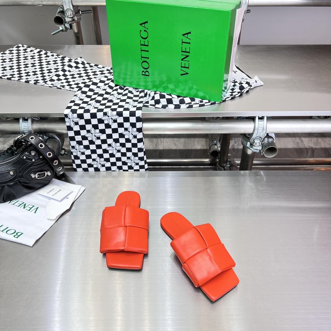 Bottega Veneta Patch Flat Mule - DopestKickz