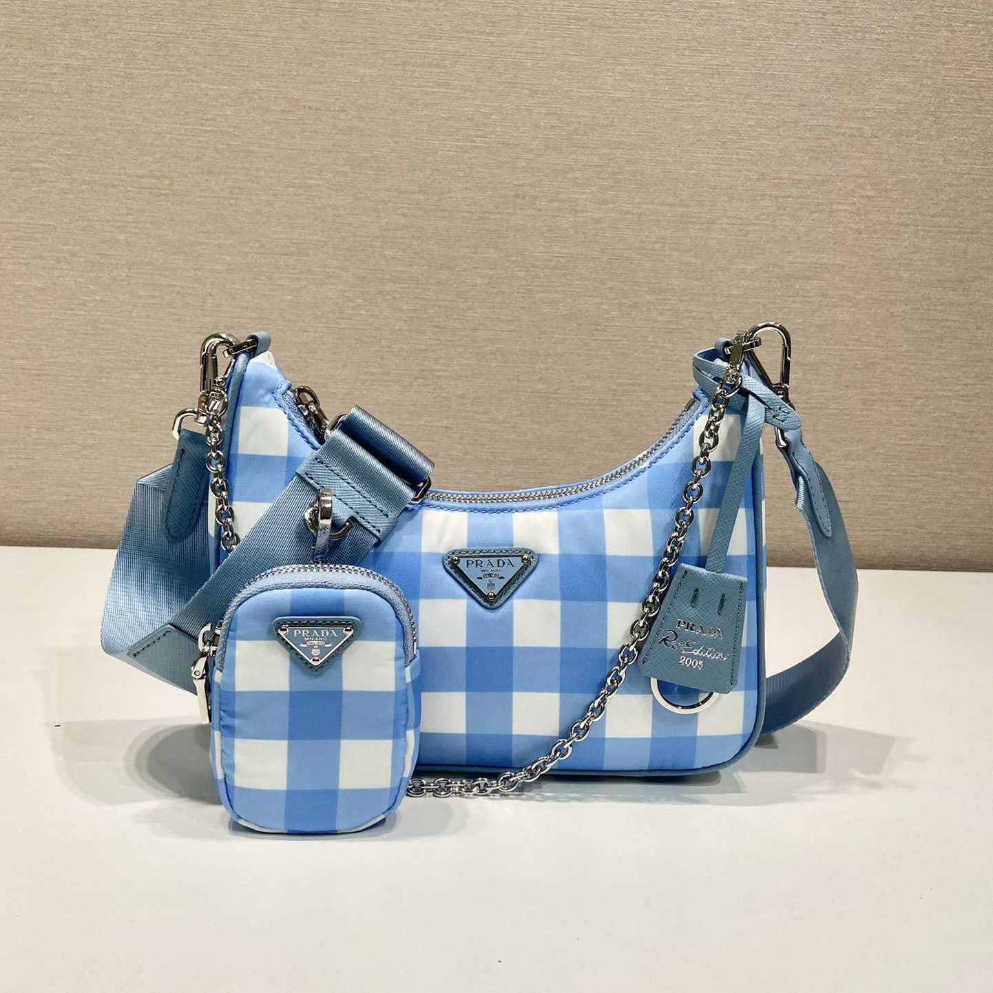 Prada Re-Edition 2005 Printed Re-Nylon Bag - DopestKickz