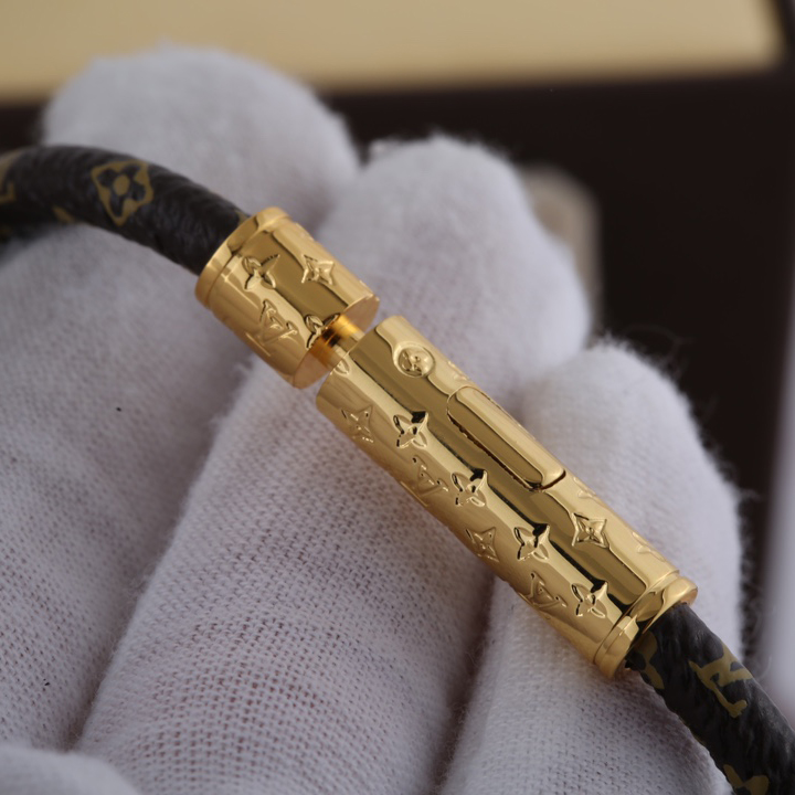 Louis Vuitton Brown Monogram Bracelet - DopestKickz