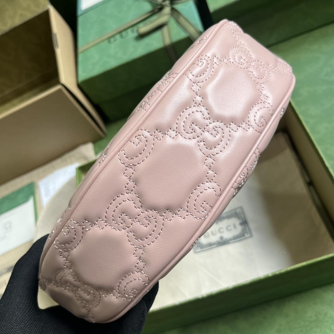 Gucci GG Matelasse Small Shoulder Bag(27x 18x 7cm) - DopestKickz