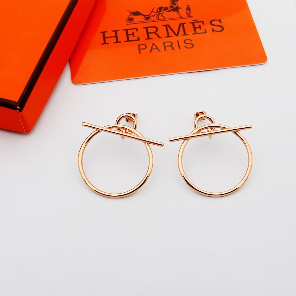 Hermes Loop Earrings, Small Model - DopestKickz