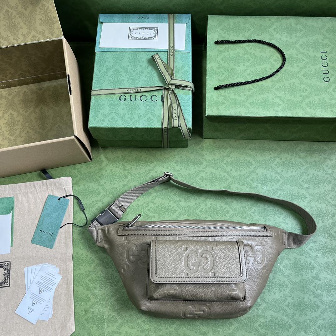 Gucci Jumbo GG Belt Bag(28x 18x 8cm) - DopestKickz
