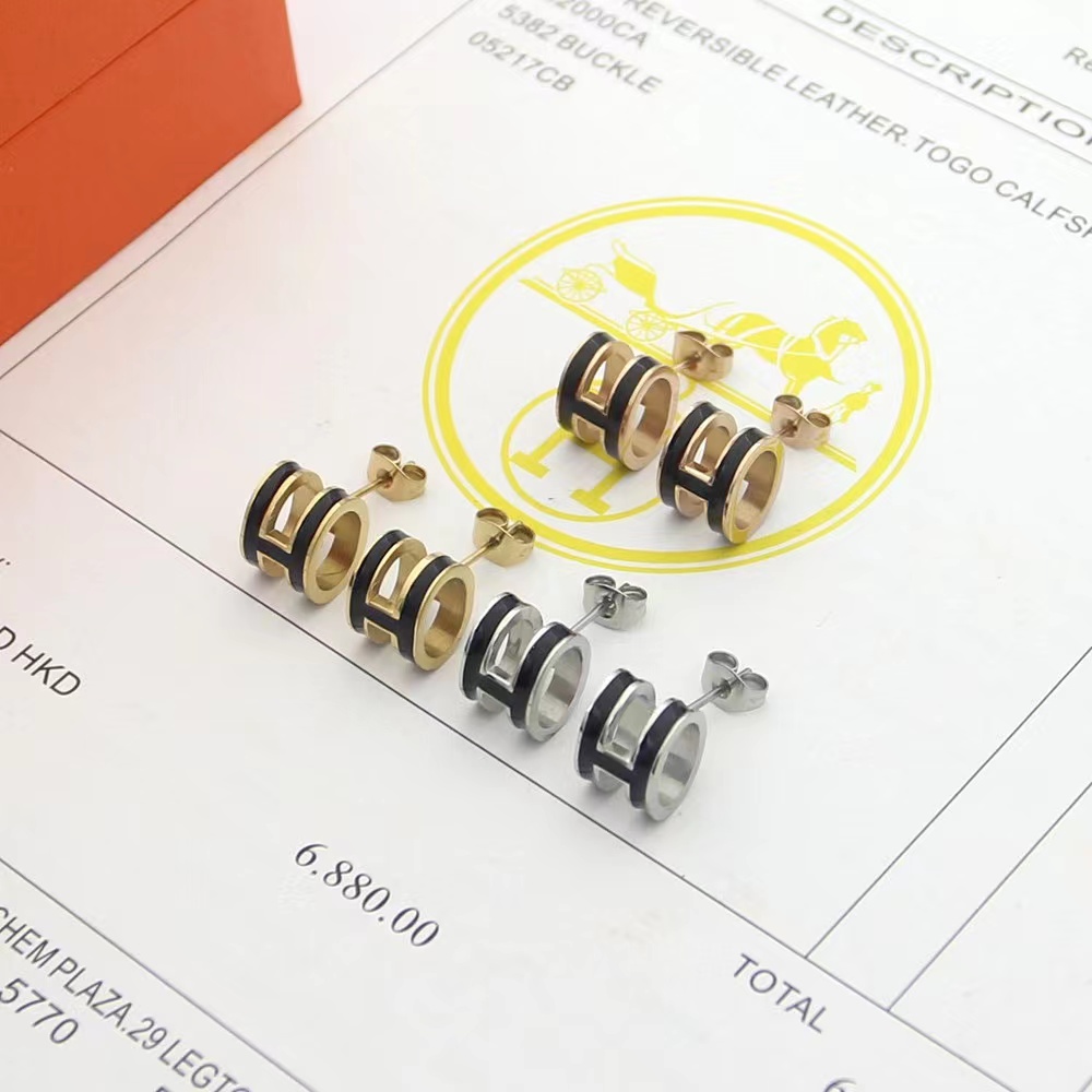 Hermes Pop H Earrings - DopestKickz