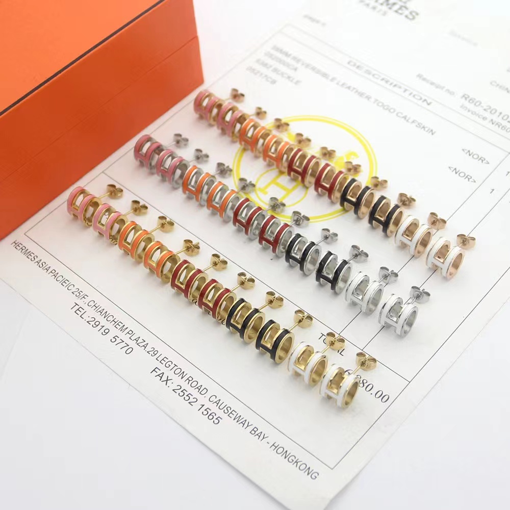 Hermes Pop H Earrings - DopestKickz