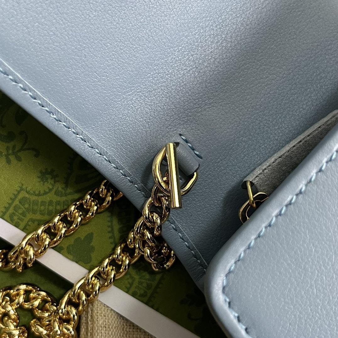 Gucci Blondie Medium Chain Wallet(12.5-11-2.5cm) - DopestKickz