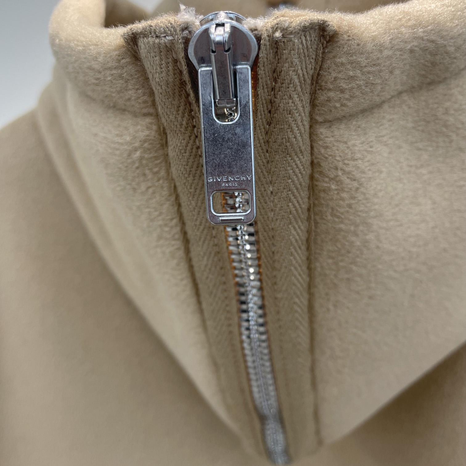 Givenchy Hooded Wool And Leather Big Varsity Jacket - DopestKickz