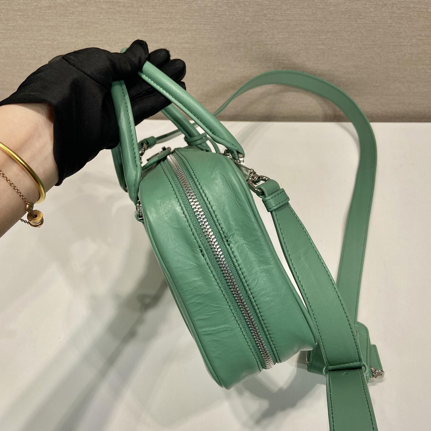 Prada Medium Antique Nappa Leather Top Handle Bag - DopestKickz