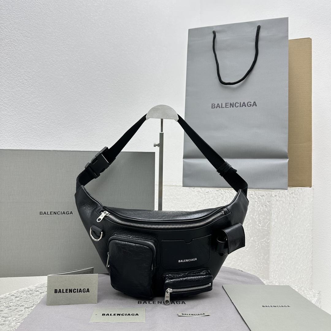 Balenciaga Superbusy Beltpack In Black - DopestKickz
