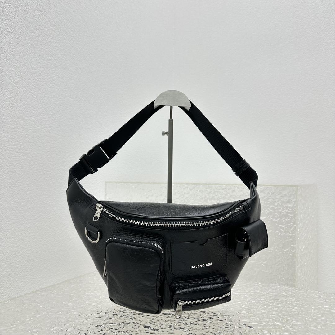 Balenciaga Superbusy Beltpack In Black - DopestKickz