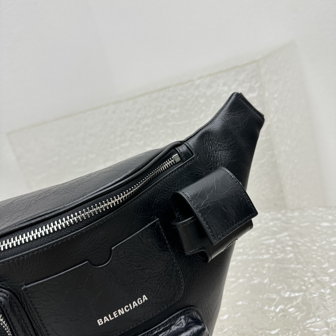 Balenciaga Superbusy Beltpack In Black - DopestKickz