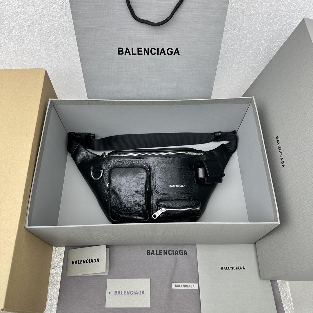Balenciaga Superbusy Beltpack In Black - DopestKickz
