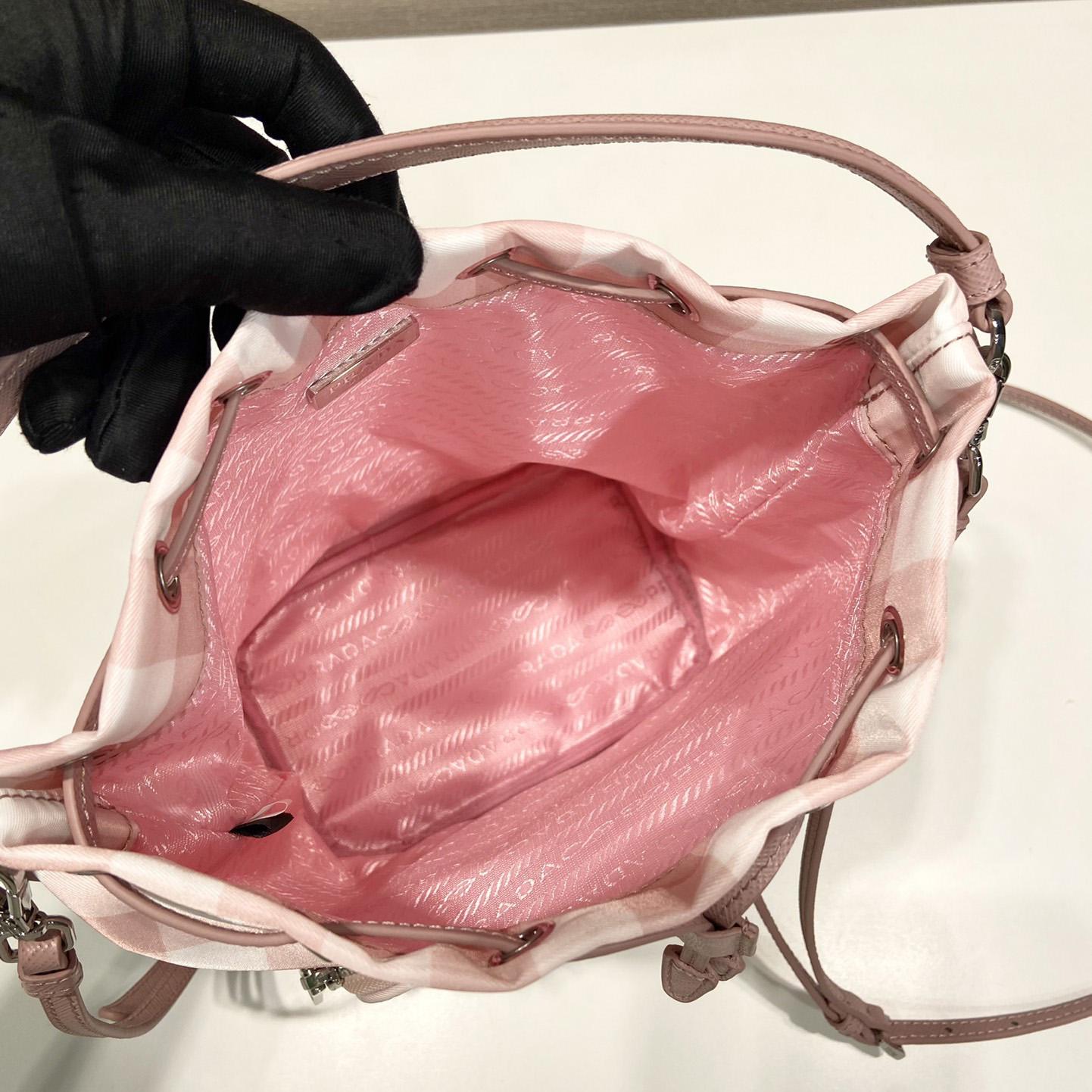 Prada Duet printed Re-Nylon bag - DopestKickz