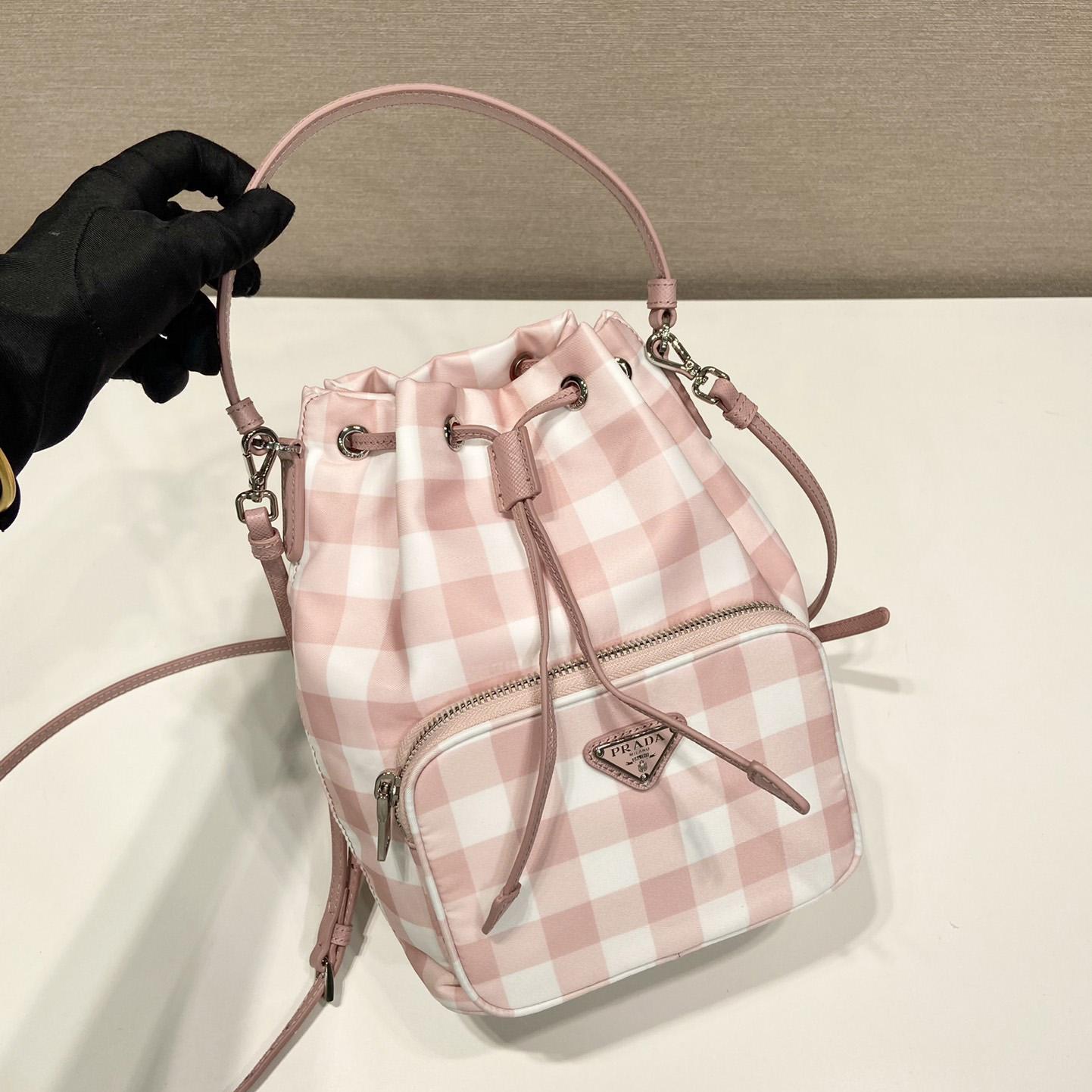 Prada Duet printed Re-Nylon bag - DopestKickz