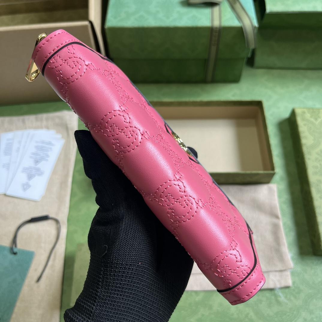 Gucci GG Matelasse Zip-around Wallet - DopestKickz