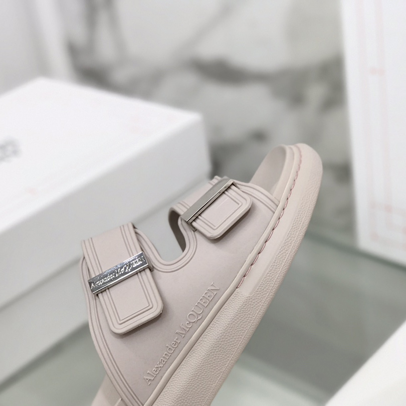 Alexander Mqueen Women's Hybrid Slide In Tea Rose - DopestKickz