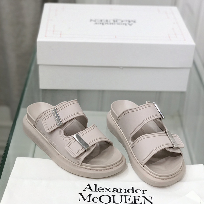 Alexander Mqueen Women's Hybrid Slide In Tea Rose - DopestKickz