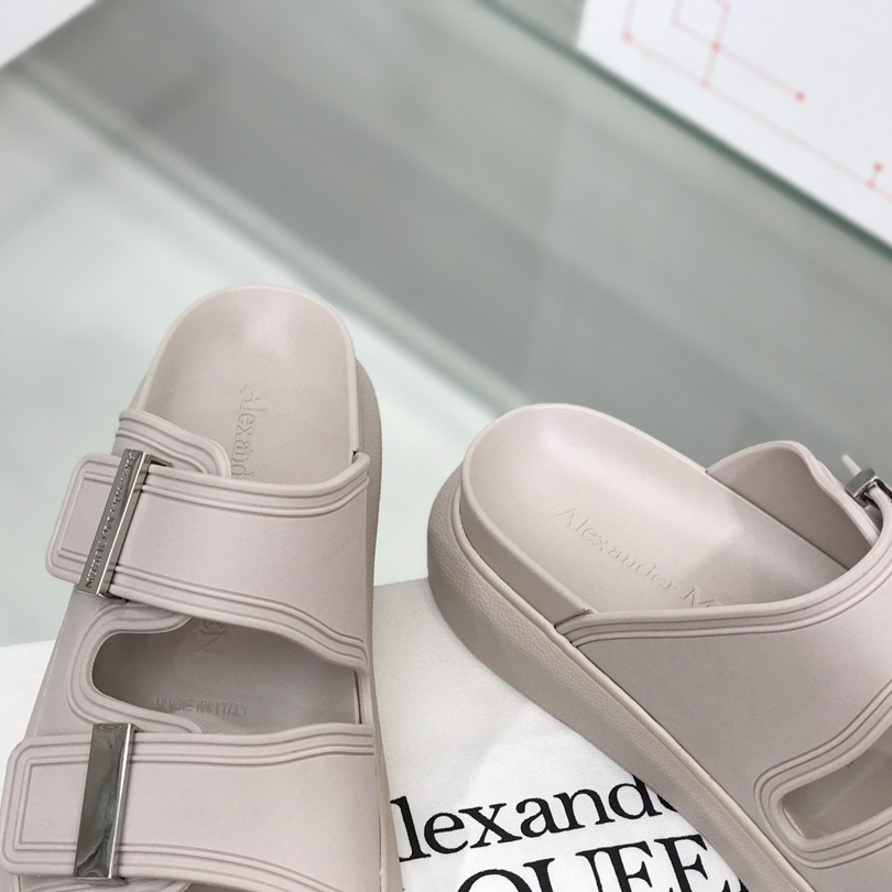 Alexander Mqueen Women's Hybrid Slide In Tea Rose - DopestKickz