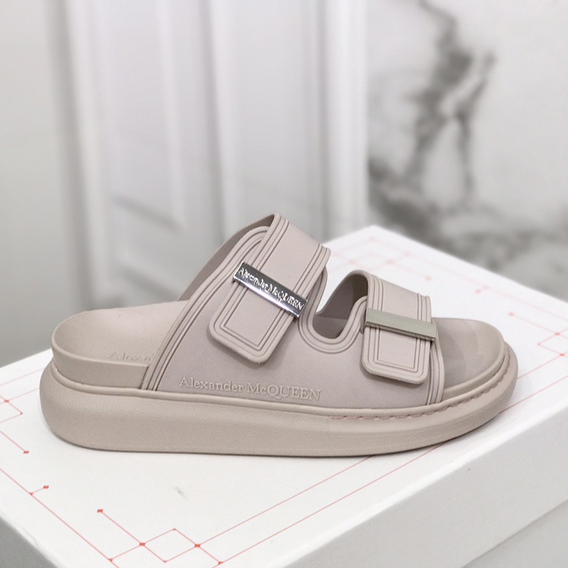 Alexander Mqueen Women's Hybrid Slide In Tea Rose - DopestKickz