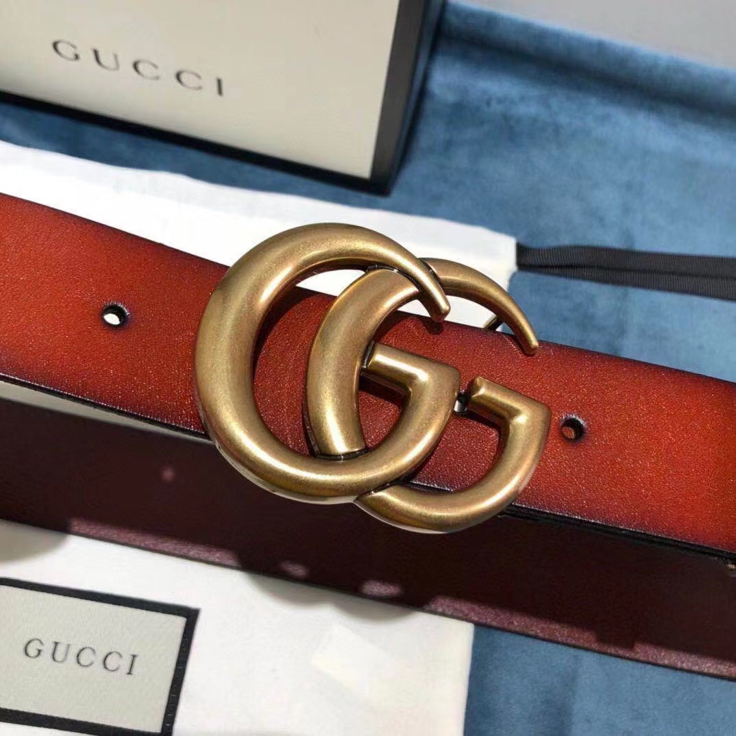 Gucci Leather Belt - DopestKickz