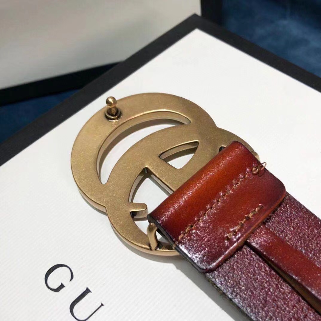 Gucci Leather Belt - DopestKickz