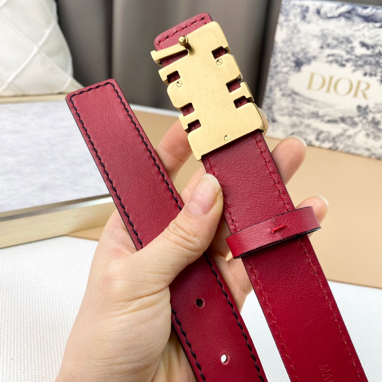 Dior D-Fence Reversible Belt  - DopestKickz