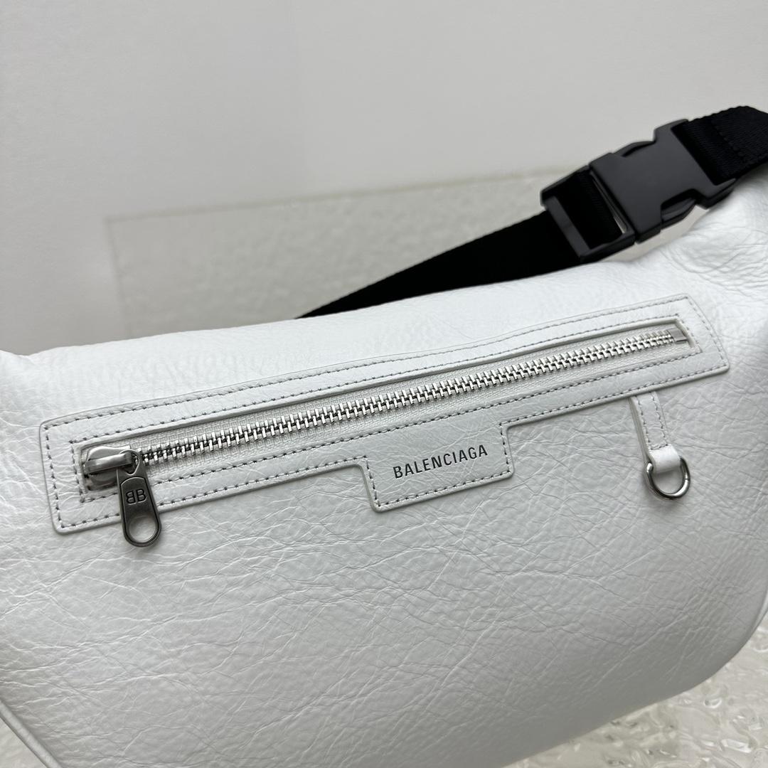 Balenciaga Superbusy Beltpack In White - DopestKickz