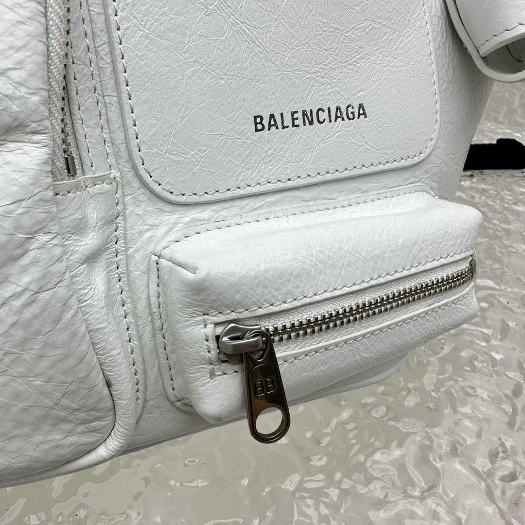 Balenciaga Superbusy Beltpack In White - DopestKickz