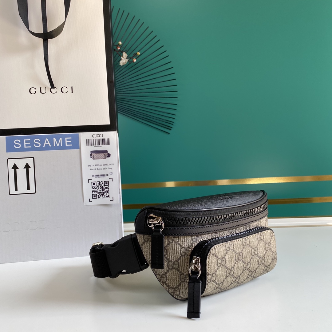 Gucci GG Supreme Monogram Belt Bag (23-11.5-7.5cm) - DopestKickz