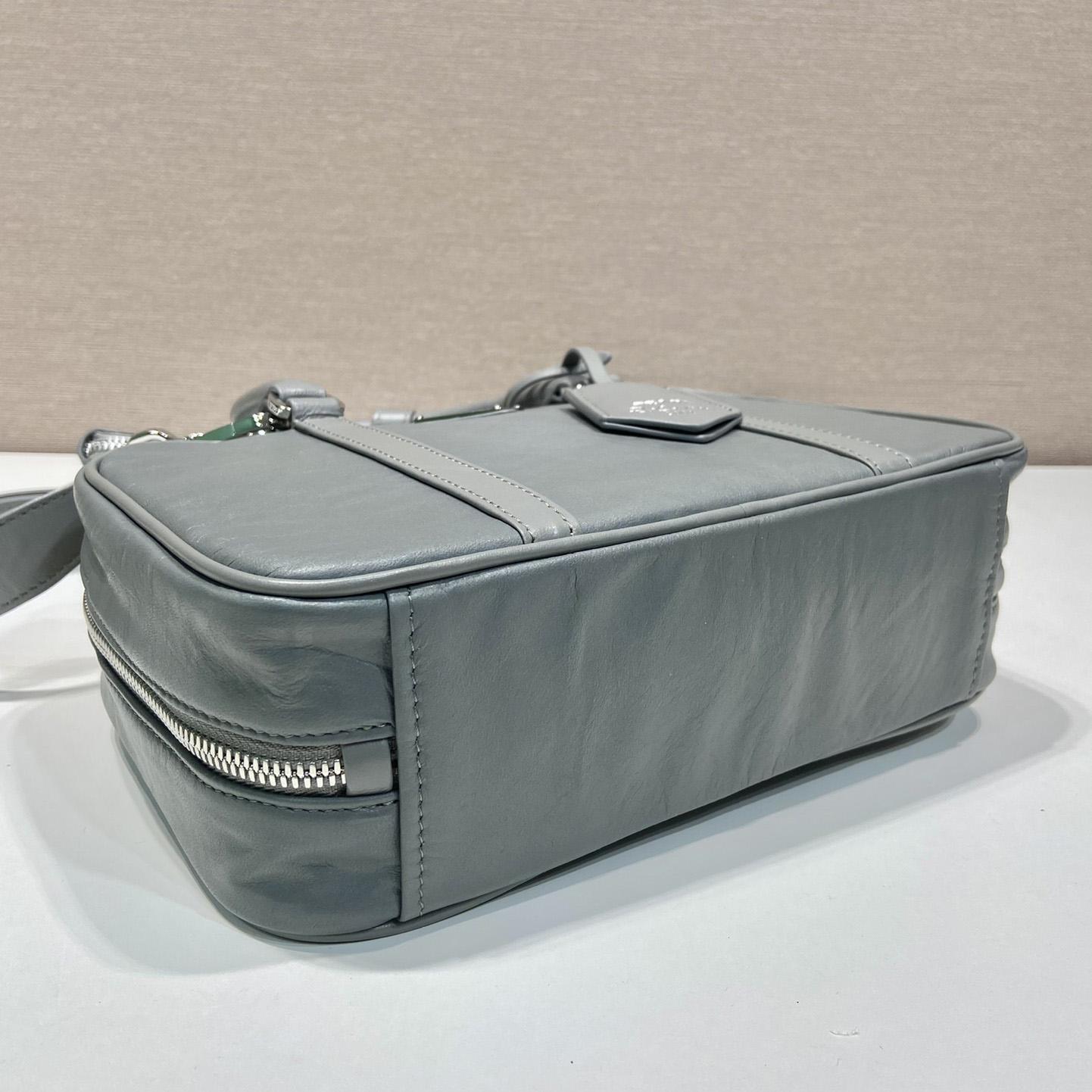 Prada Medium Antique Nappa Leather Top Handle Bag - DopestKickz