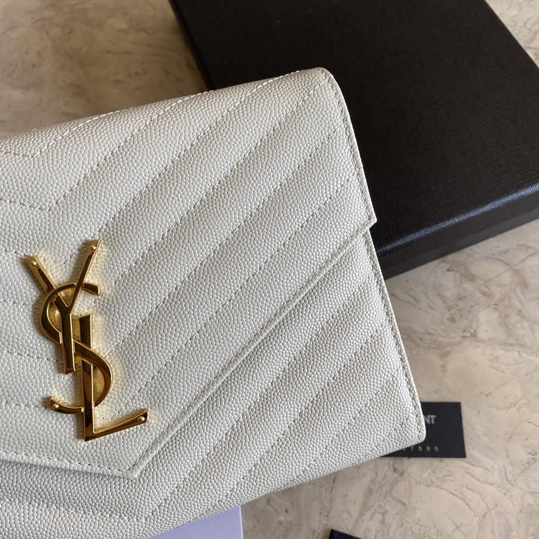 Saint Laurent Monogramme Quilted Textured-Leather Pouch(21-16-3CM) - DopestKickz