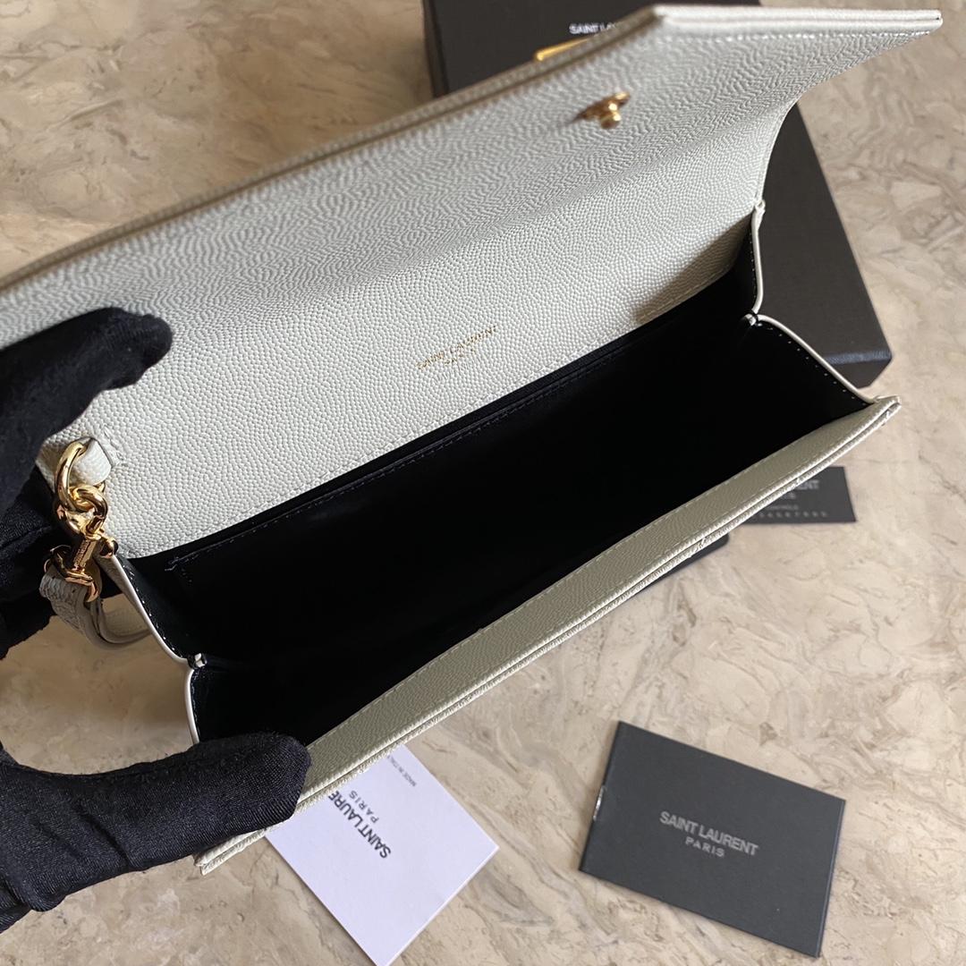 Saint Laurent Monogramme Quilted Textured-Leather Pouch(21-16-3CM) - DopestKickz