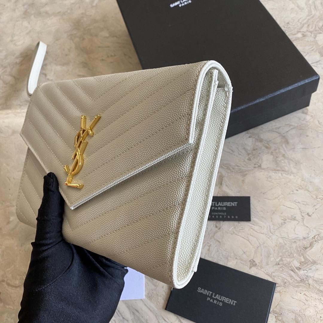 Saint Laurent Monogramme Quilted Textured-Leather Pouch(21-16-3CM) - DopestKickz