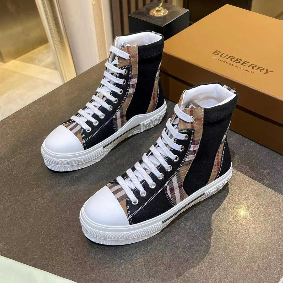 Burberry Vintage Check Lace-up Sneakers - DopestKickz