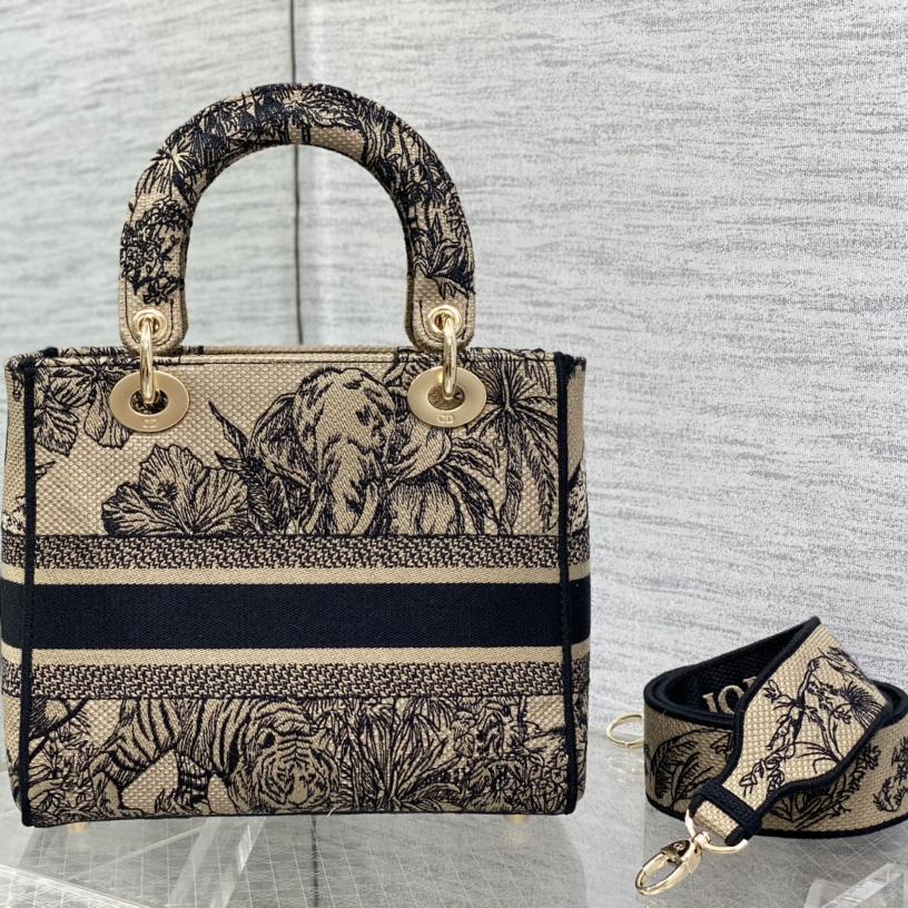 Dior Medium Lady D-lite Bag - DopestKickz