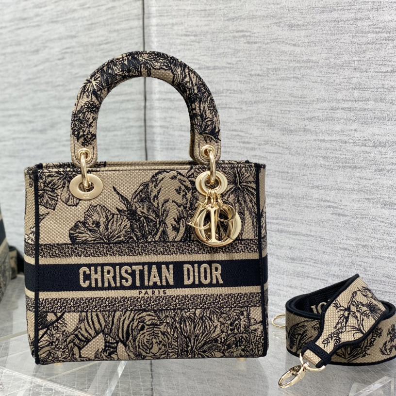 Dior Medium Lady D-lite Bag - DopestKickz