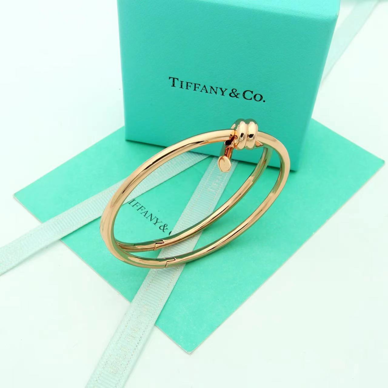 Tiffany&CO Tiffany Knot Double Row Hinged Bangle  - DopestKickz