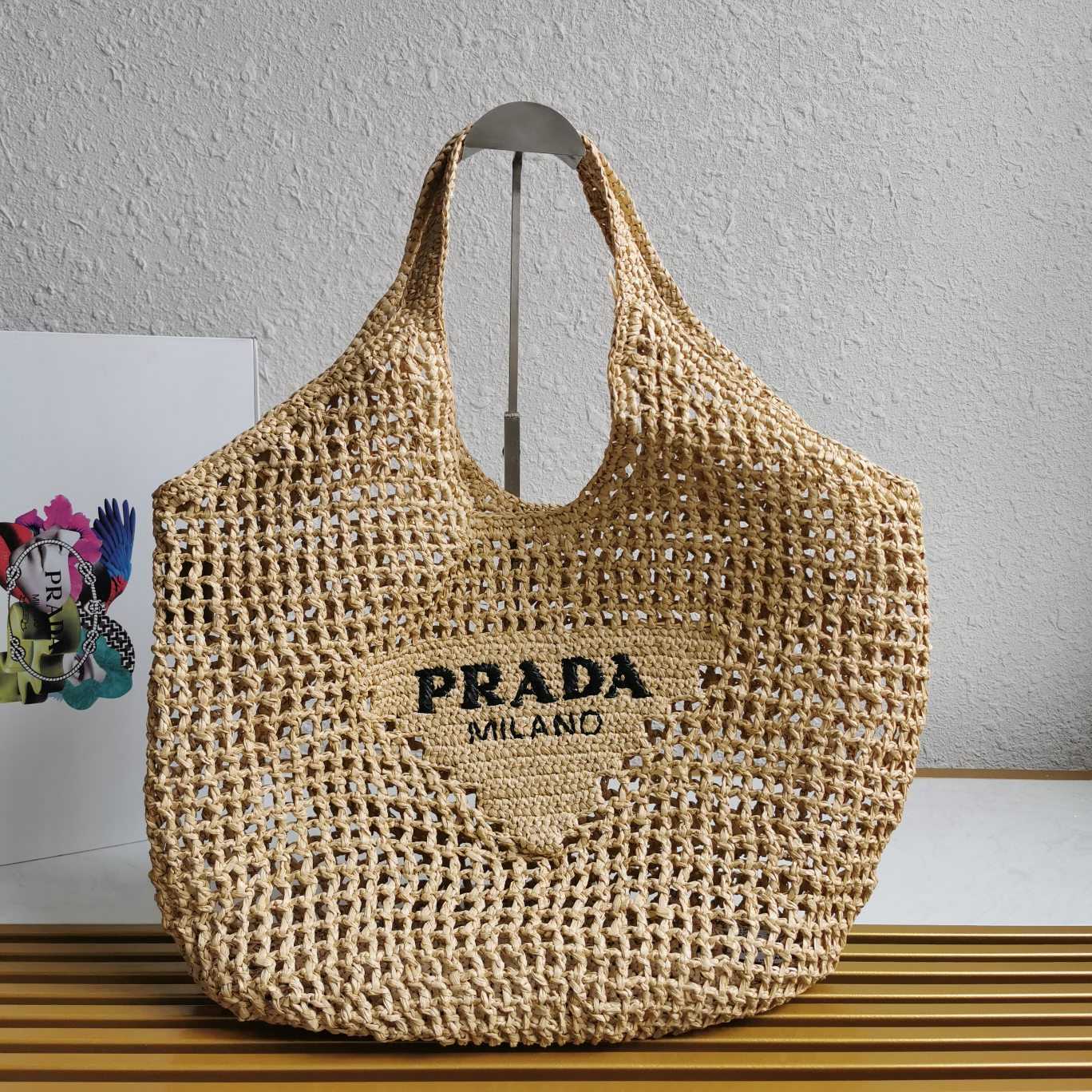Prada Crochet Tote Bag - DopestKickz