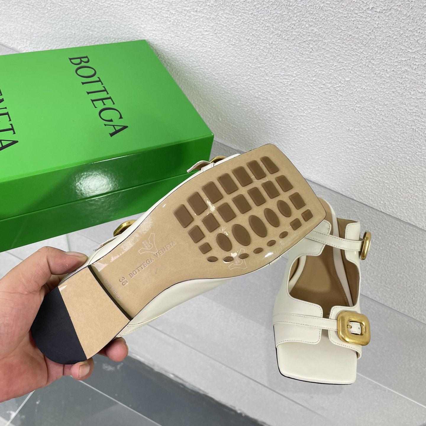 Bottega Veneta Stretch Buckle Mule Sandal Flat - DopestKickz