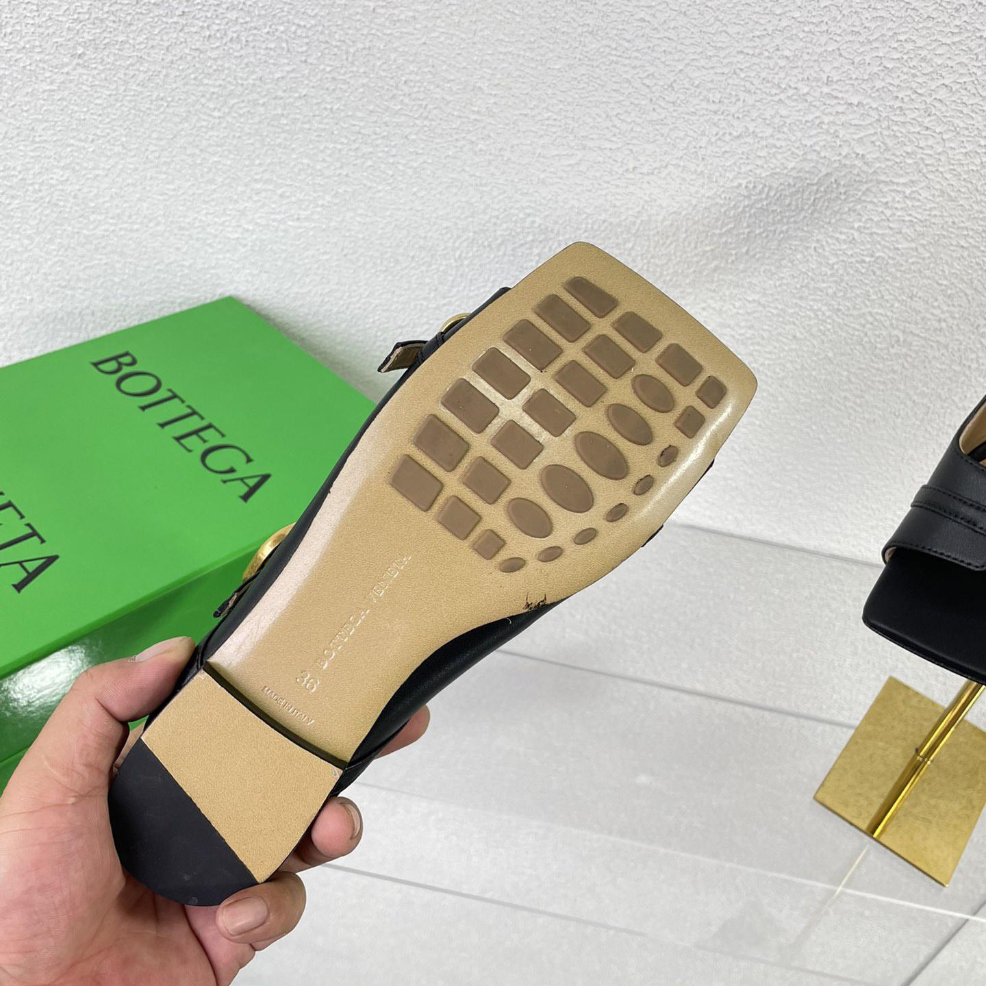 Bottega Veneta Stretch Buckle Mule Sandal Flat - DopestKickz