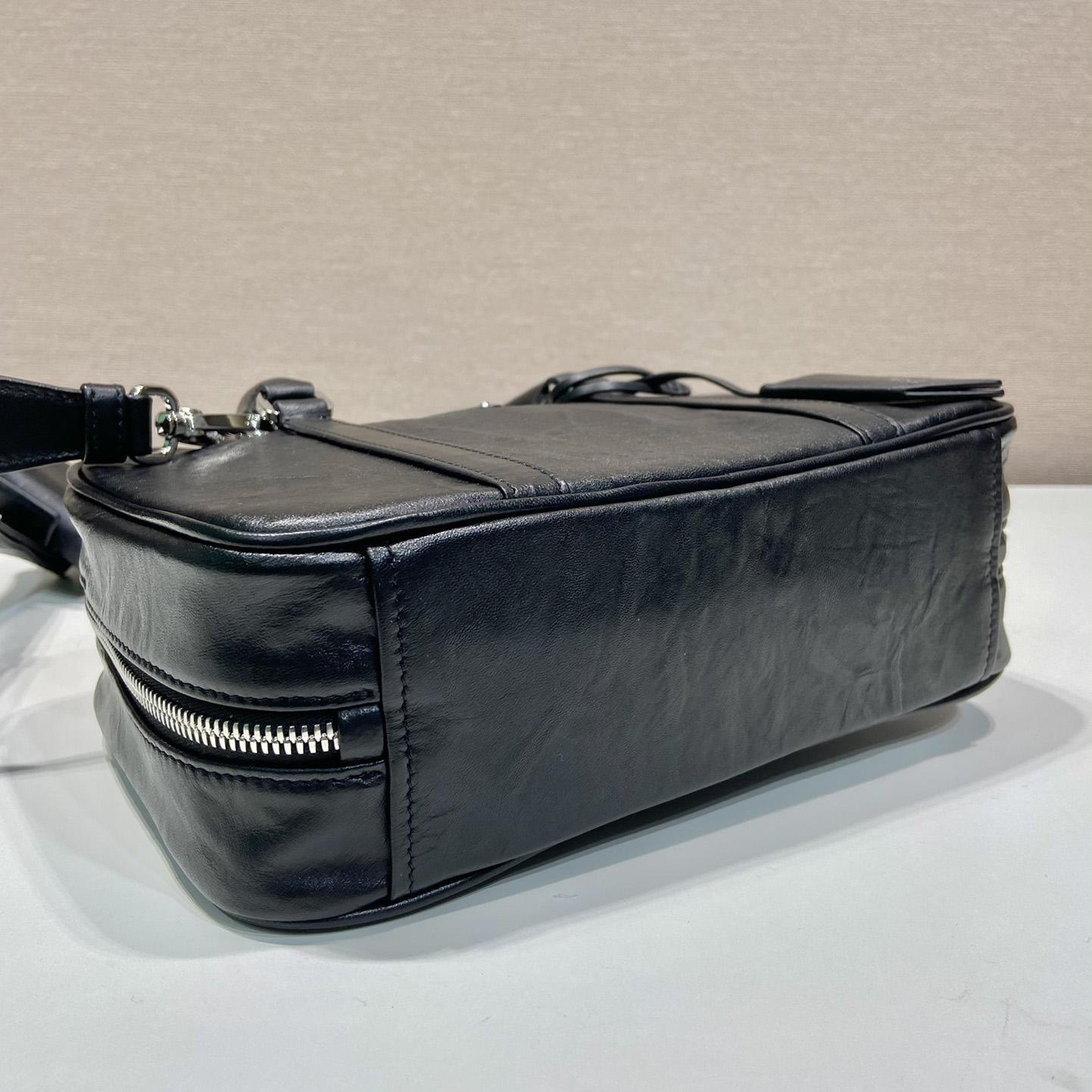 Prada Medium Antique Nappa Leather Top Handle Bag - DopestKickz