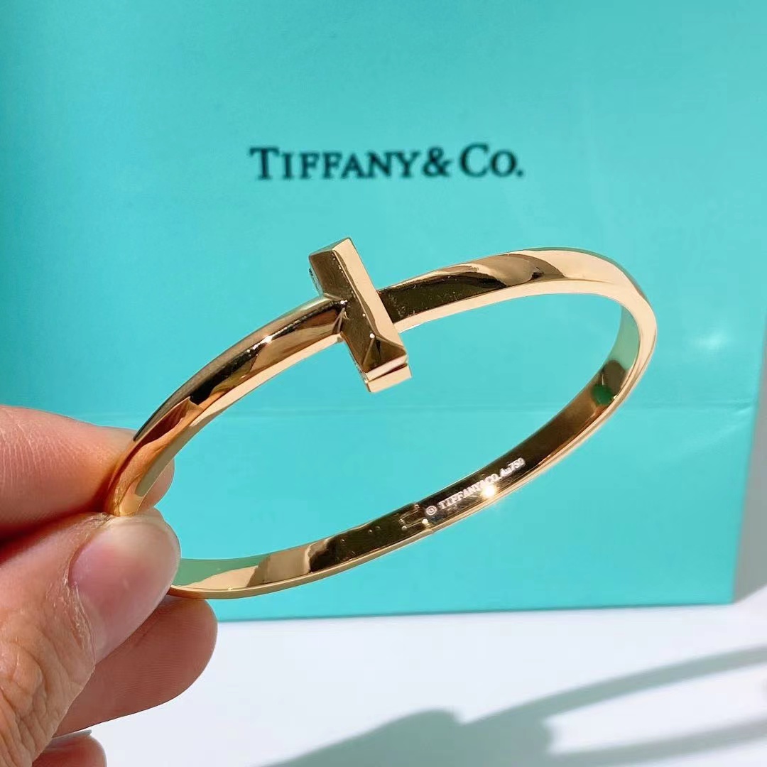 Tiffany&CO Tiffany T T1 Wide Hinged Bangle  - DopestKickz