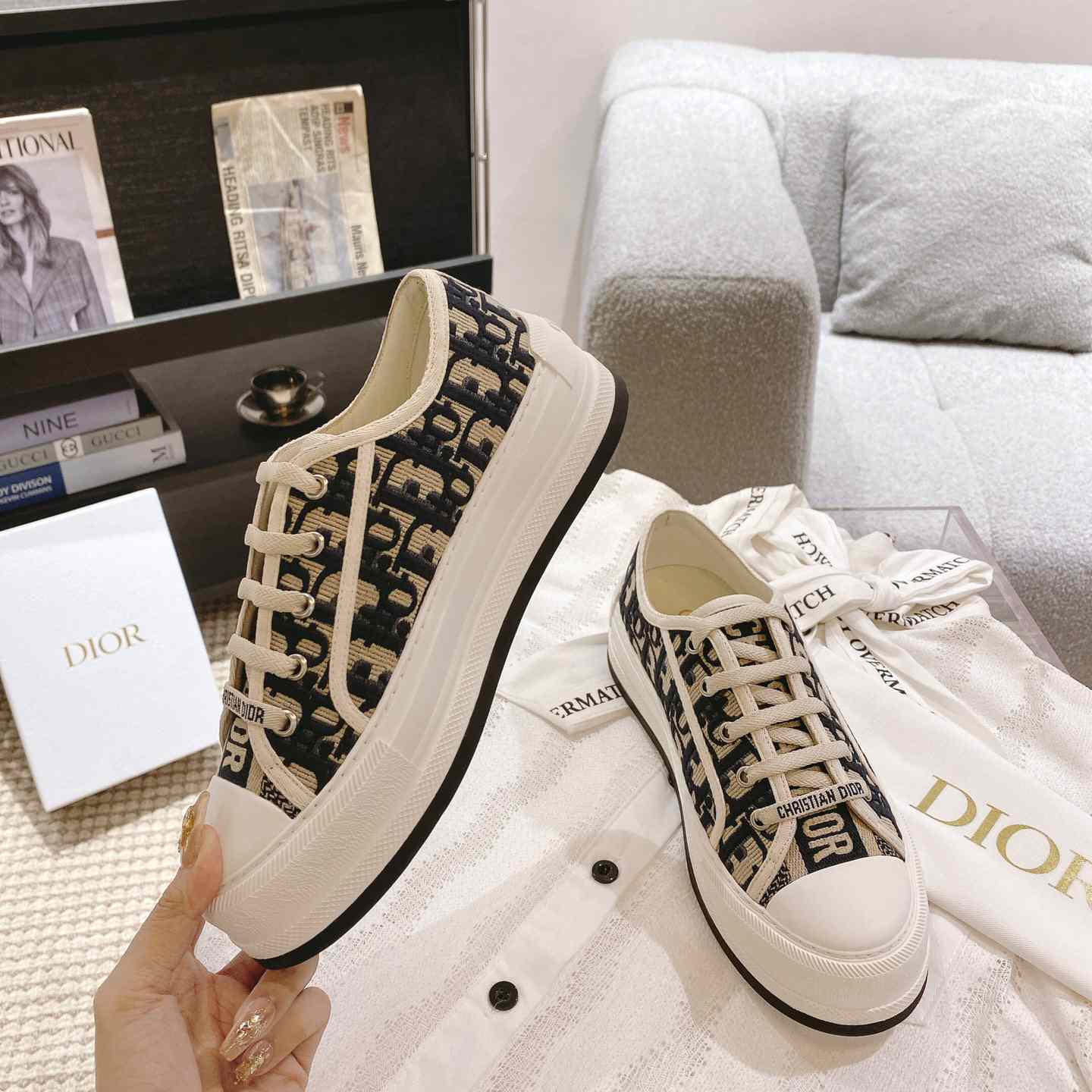 Dior Walk'n'Dior Platform Sneaker - DopestKickz