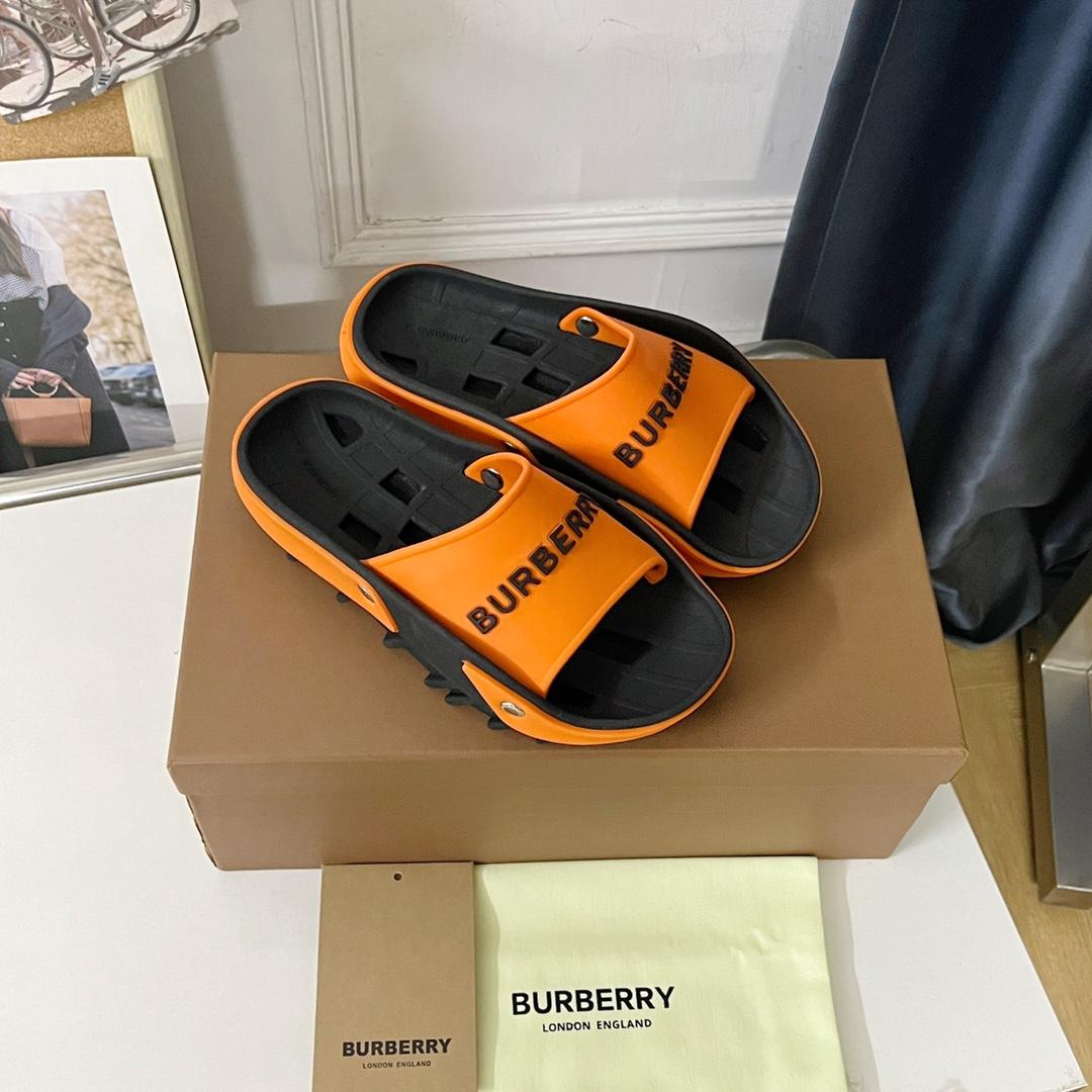 Burberry Bucklow Logo Slides - DopestKickz