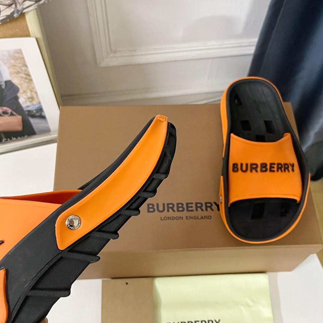 Burberry Bucklow Logo Slides - DopestKickz