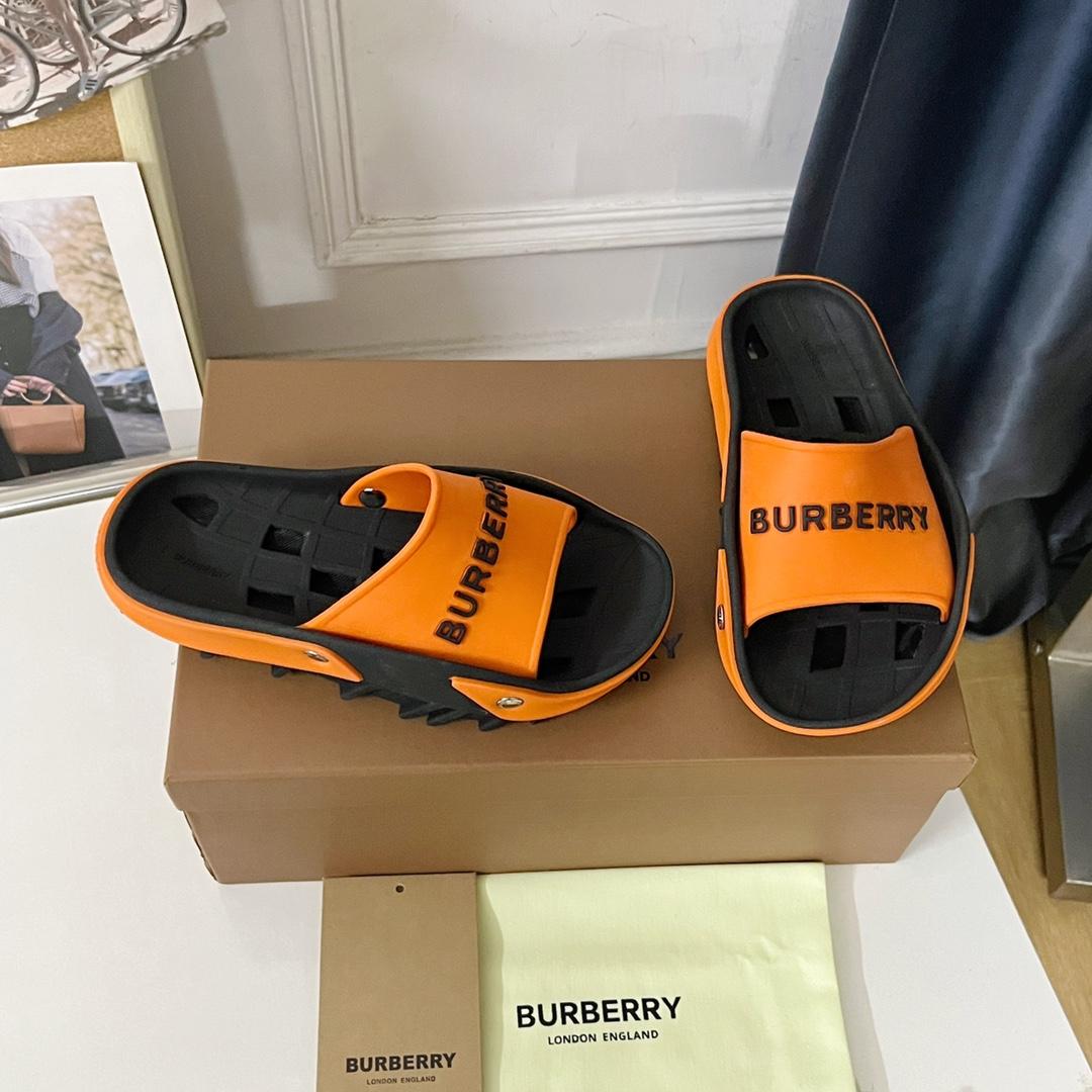 Burberry Bucklow Logo Slides - DopestKickz