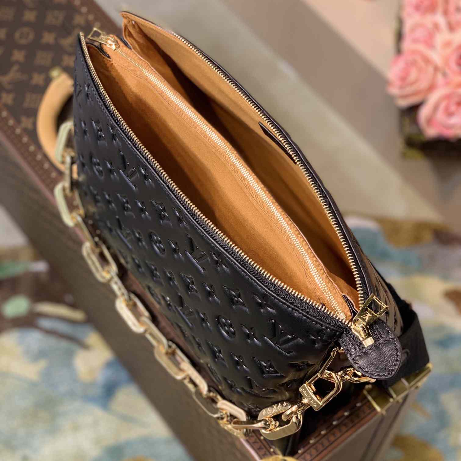 Louis Vuitton Coussin PM Black Lamb (34 x 24 x 12cm)    M57783 - DopestKickz