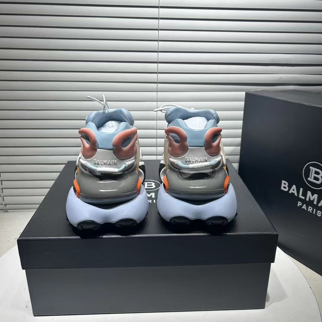 Balmain Unicorn Trainers In Two-tone Neoprene - DopestKickz