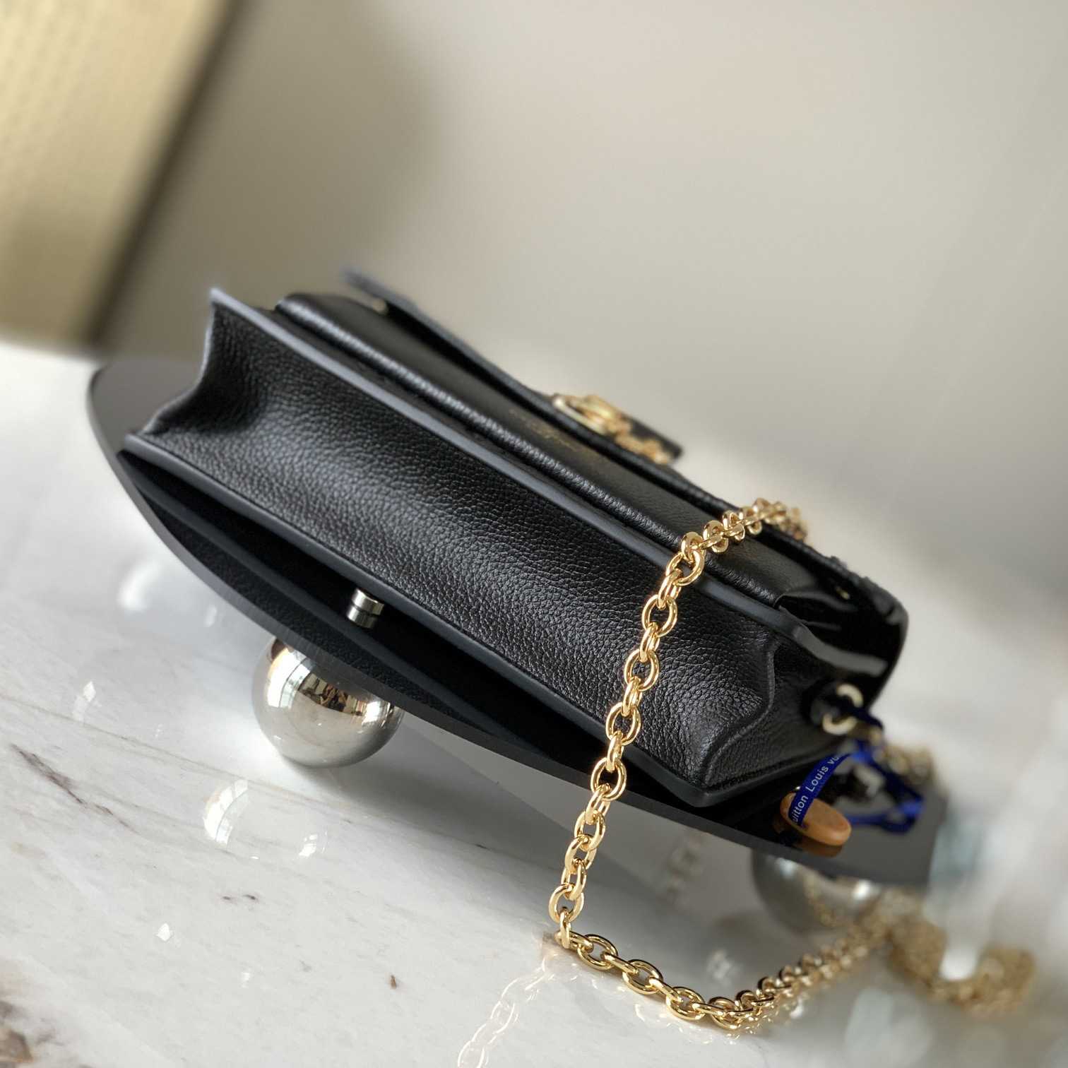 Louis Vuitton Black Monogram Empreinte Leather Vavin Wallet On Chain (19x 12.5 x 4 cm)    M67839 - DopestKickz