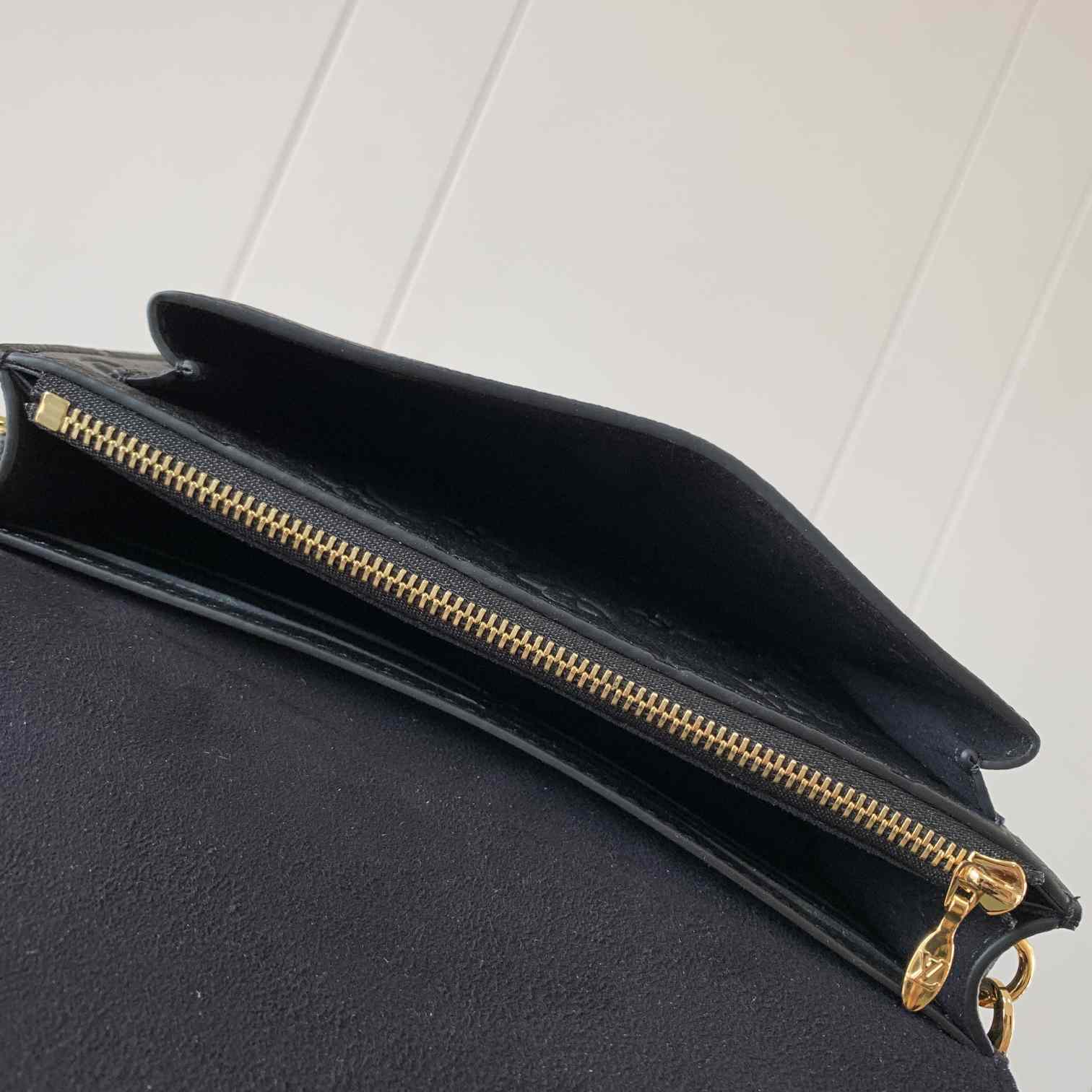 Louis Vuitton Black Monogram Empreinte Leather Vavin Wallet On Chain (19x 12.5 x 4 cm)    M67839 - DopestKickz